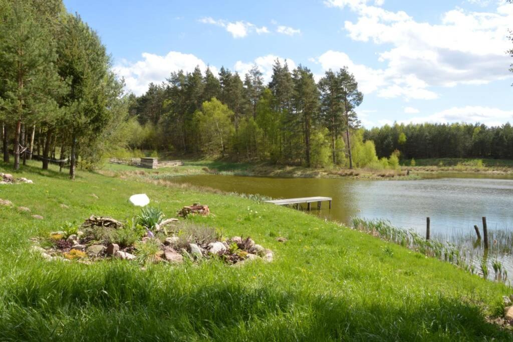 Hut In The Mid. Of Nowhere + Priv Pond+3 Ha Darzkowo Exteriör bild